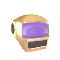 3D icon welding mask rendered isolated on the transparent background png