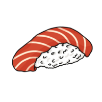 Fresh Salmon sushi png