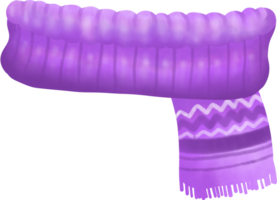 scarf vattenfärg element png