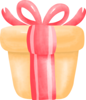 geschenk waterverf elementen png