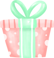 Gift watercolour elements png