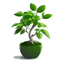 aquarelle Jeune vert plante croissance. ai génératif png