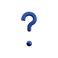 Question mark 3d icon png