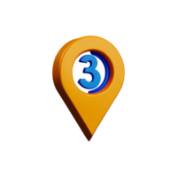 Location 3d icon png