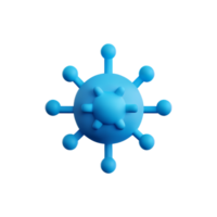 virus 3d icono png