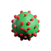 Virus 3D icon png