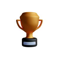 trofén 3d ikon png