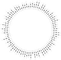 cirkel ljud Vinka. cirkulär musik audio runda. radiell grafisk av röst. abstrakt utjämnare. symbol av vågform brista strålar. png