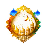eid al-fitr islamisch die Architektur eid al-adha eid Mubarak, Islam, Computer Hintergrund, Gold, eid Aladha png generativ ai