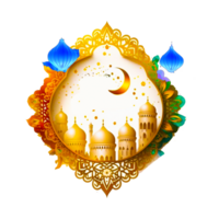 eid al-fitr Islamitisch architectuur eid al-adha eid mubarak, Islam, computer behang, goud, eid aladha PNG generatief ai