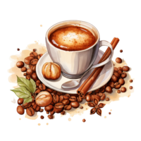 café sabor clipart png