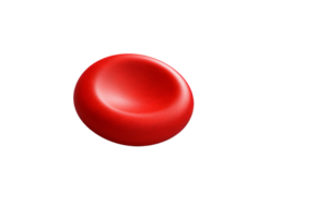 microscópico do vermelho sangue células fluindo através a sangue vasos.médico e Ciência pesquisa concept.generative ai png