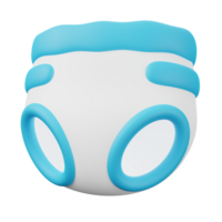 3D Baby Diaper png