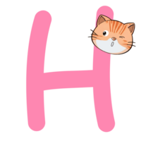 Cat with letters that is naughty png