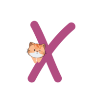 Cat with letters that is naughty png