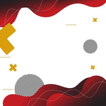 blank frame text design for shape message square promotion vector