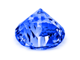 bländande diamant blå, transparent bakgrund png