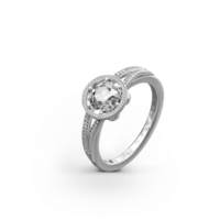 elegant diamant ring, transparant achtergrond png