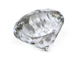 groß klar Diamant. transparent Hintergrund png