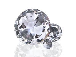 grand clair diamant. transparent Contexte png