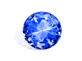 Dazzling diamond blue, transparent background png