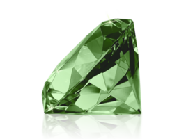 éblouissant diamant vert, transparent Contexte png