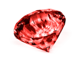 Dazzling diamond red, transparent background png