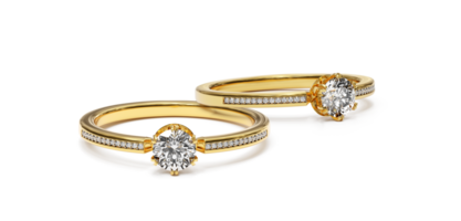 gouden diamant ring transparant achtergrond png