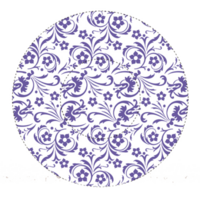 Icônes ensemble avec abstrait fleurs modèle, petits gâteaux forme modèle png