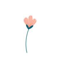 ljus blommor ClipArt isolerat png