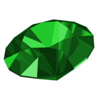 Smeraldo prezioso pietra isolato al di sopra di bianca sfondo illustrazione. costoso gioielleria clipart, verde pietra preziosa forma, gioielleria negozio logo concetto png
