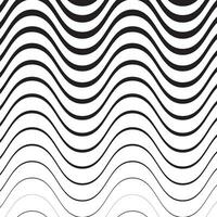 abstract geometric black smooth wave pattern, perfect for background, wallpaper vector