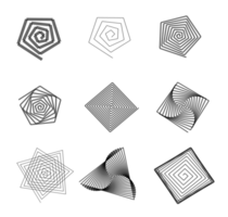 abstract labyrint vormen png