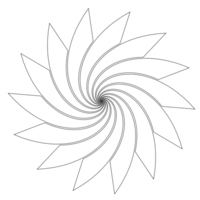 spirale forma isolato al di sopra di trasparente sfondo png