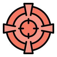 Promotion target icon vector flat