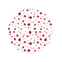 redondo icono con cerezas modelo png