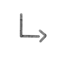 Black and White Arrow png