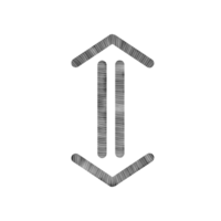 Black and White Arrow png