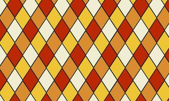 Background from a pattern in rhombuses of different colors on a dark background. clown style vector