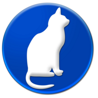 gato símbolo ícone isolado sobre transparente fundo png