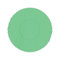 Round icon with green lines pattern png