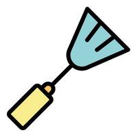 Spatula utensil icon vector flat