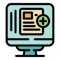 Hiring job icon vector flat