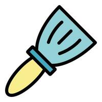 Bbq spatula icon vector flat