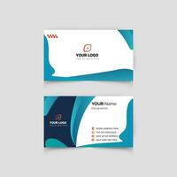 creative modern professional business card design. corporate minimal business template design. vector