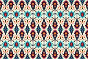 Seamless batik pattern,Seamless tribal batik pattern,and Seamless colorful pattern resemble ethnic boho, Aztec,and ikat styles.designed for use in wallpaper,fabric,curtain,carpet,Batik Embroidery vector