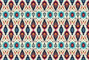 Seamless batik pattern,Seamless tribal batik pattern,and Seamless colorful pattern resemble ethnic boho, Aztec,and ikat styles.designed for use in wallpaper,fabric,curtain,carpet,Batik Embroidery vector