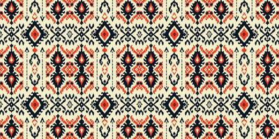 sin costura batik patrón, sin costuras tribal batik patrón, y sin costura vistoso modelo asemejarse a étnico boho, azteca, y ikat estilos.diseñados para utilizar en papel pintado, tela, cortina, alfombra, batik bordado vector