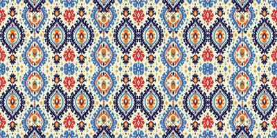 Seamless batik pattern,Seamless tribal batik pattern,and Seamless colorful pattern resemble ethnic boho, Aztec,and ikat styles.designed for use in wallpaper,fabric,curtain,carpet,Batik Embroidery vector