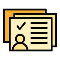 User online documents icon vector flat